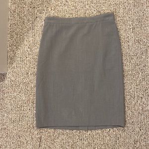 J crew grey pencil skirt - 00